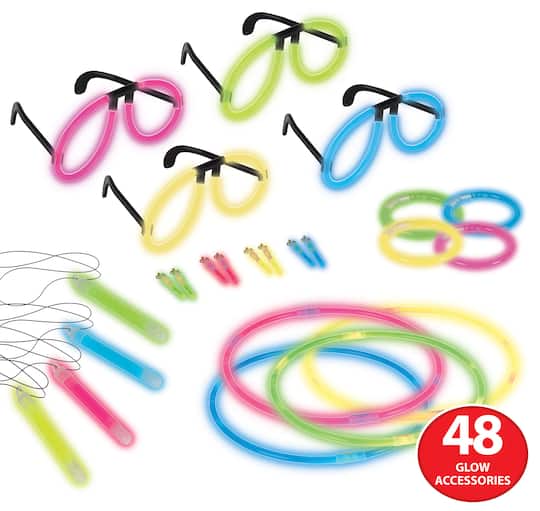 Beistle Glowing New Year Assortment Kit for 50